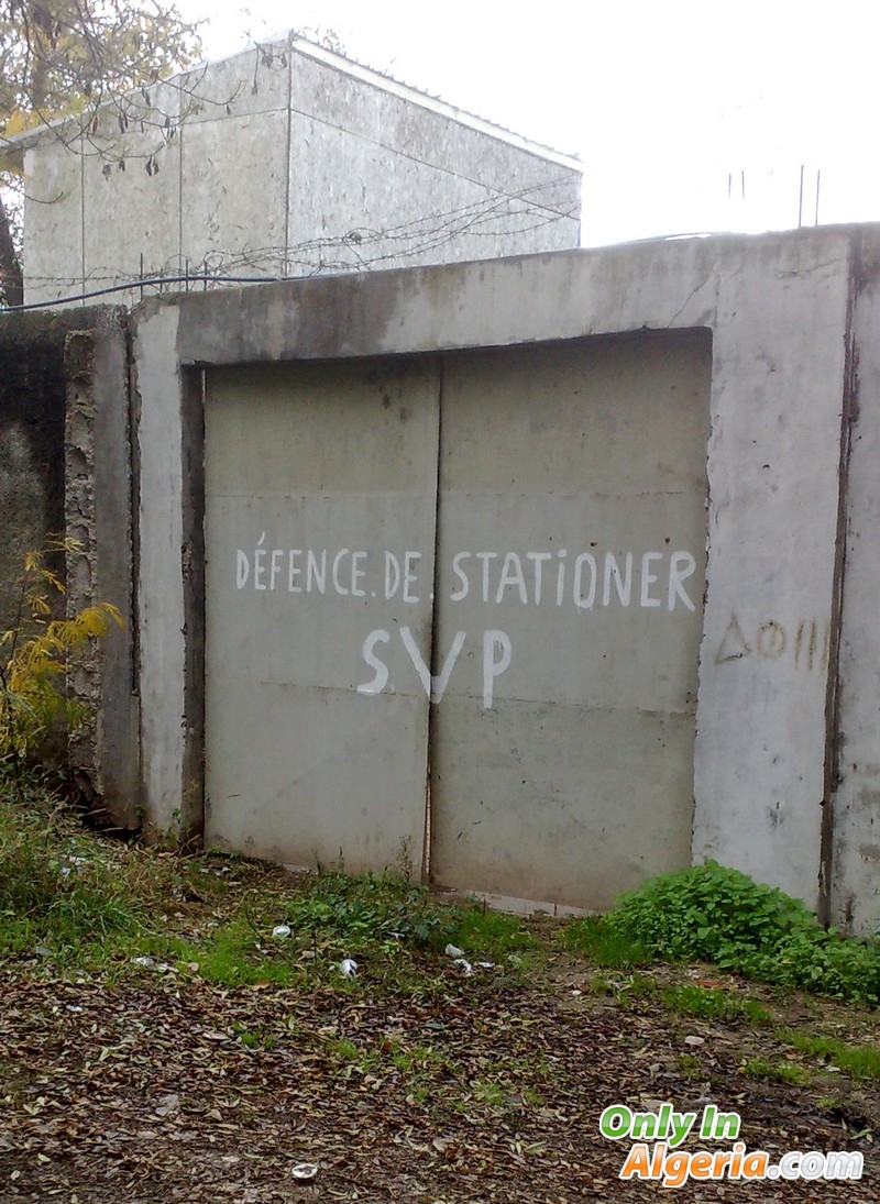 Défence de stationer