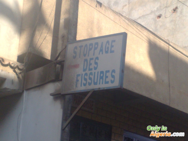 Stoppage des fissures