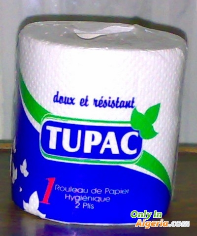 Tupac, le papier hygiénique