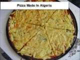 Pizza made in algeria 
